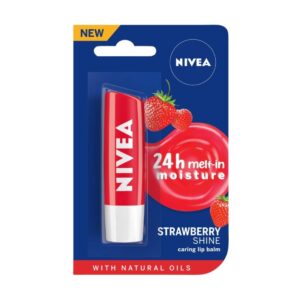 Nivea Strawberry Shine Caring Lip Balm 4.8 gms