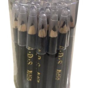 ADS Black Eyebrow Pencil - 1 Jar (36pcs)