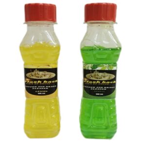 Flash Back Sign of Shine Liquid Metal Cleaning Polish for Brass / Copper / Chrome. ( Combo pack of Lemon & Herbal Fragrance 100 Ml each )